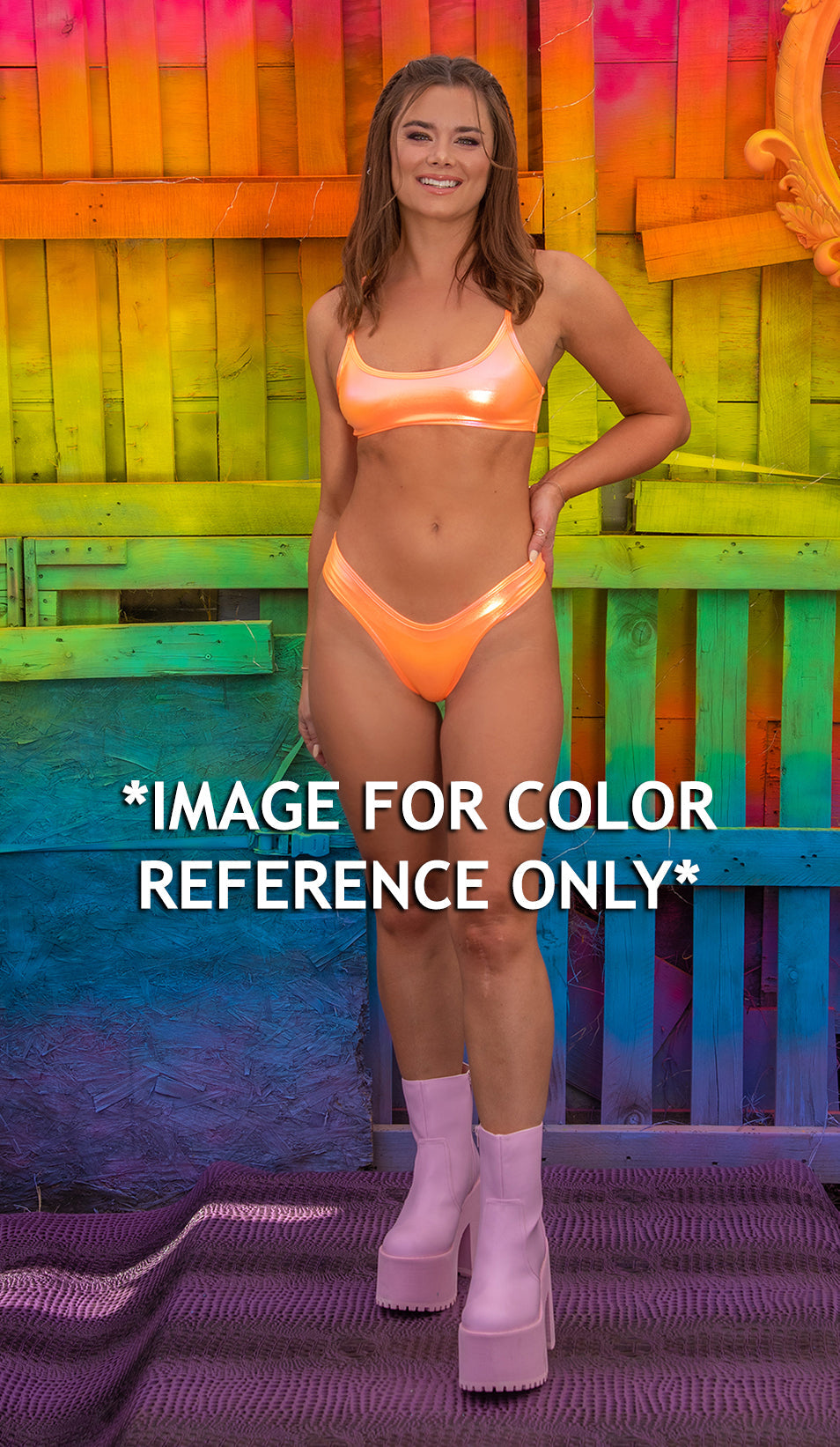 FF261 - Metallic Spaghetti Strap Tank