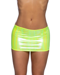 6645 - Metallic Iridescent Skirt