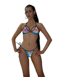 6701 - 2PC Reflective Bikini Tie Set