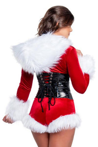 CH332 - PVC Holographic Waist Cincher