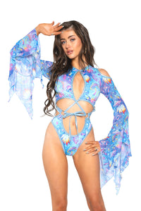 JR160 - Spandex/Mesh Flow Bodysuit