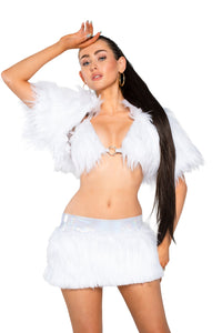 JR232 - Light-Up Faux Fur Shrug